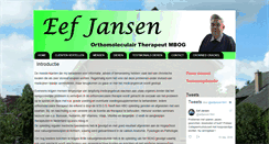 Desktop Screenshot of eefjansen.nl